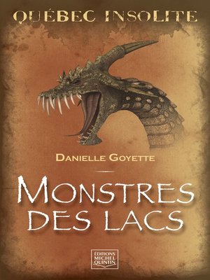 cover image of Québec insolite--Monstres des lacs